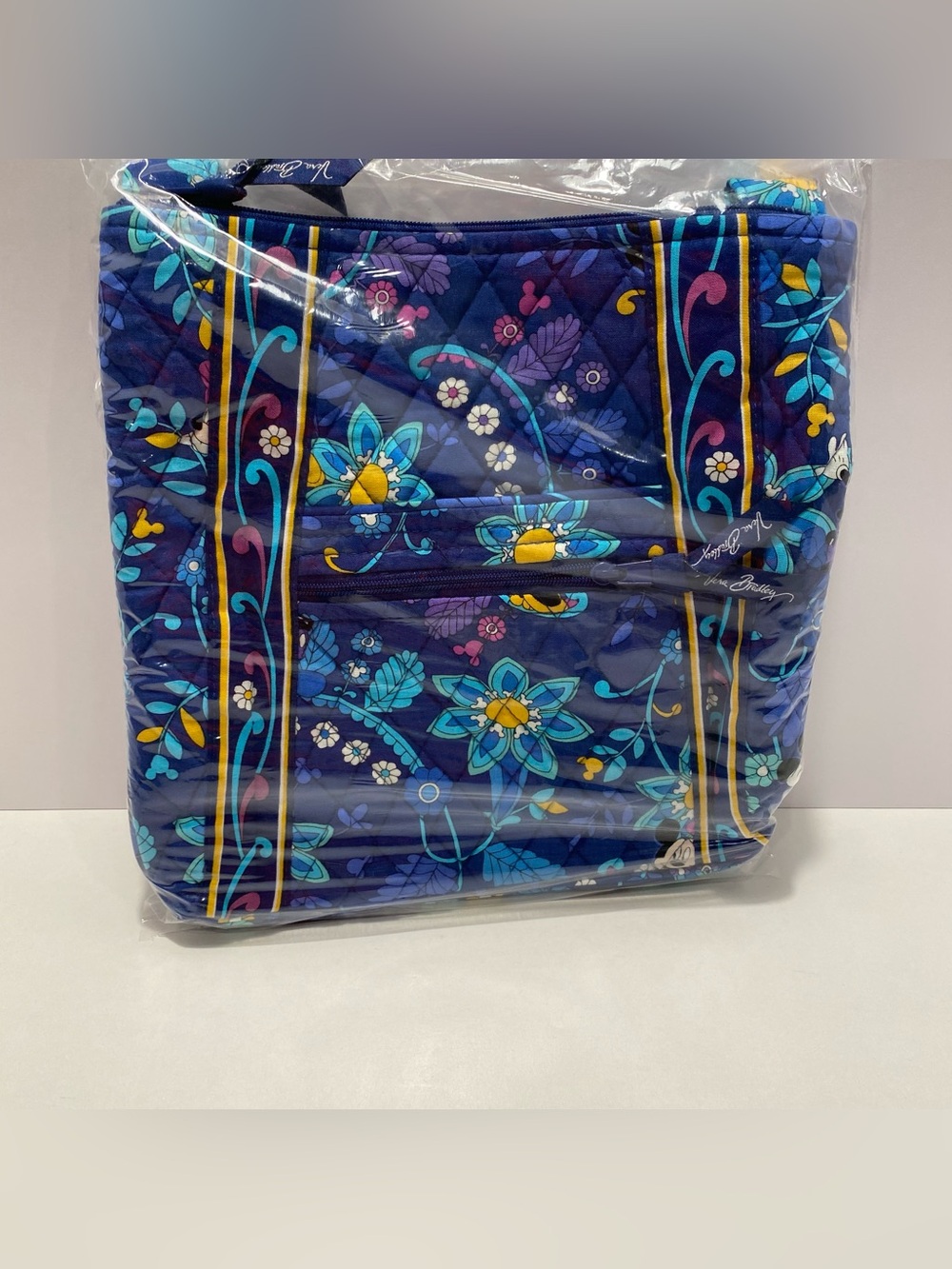 Vera Bradley x Disney Hipster Blue Minnie Mouse Floral Crossbody NWT. RARE - Picture 7 of 8
